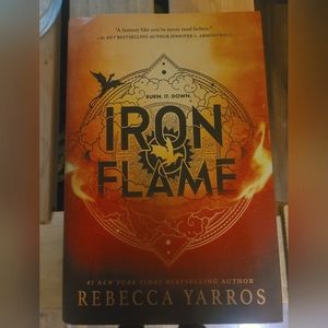 Iron flame by Rebecca yarros 1st edition sprayed edge